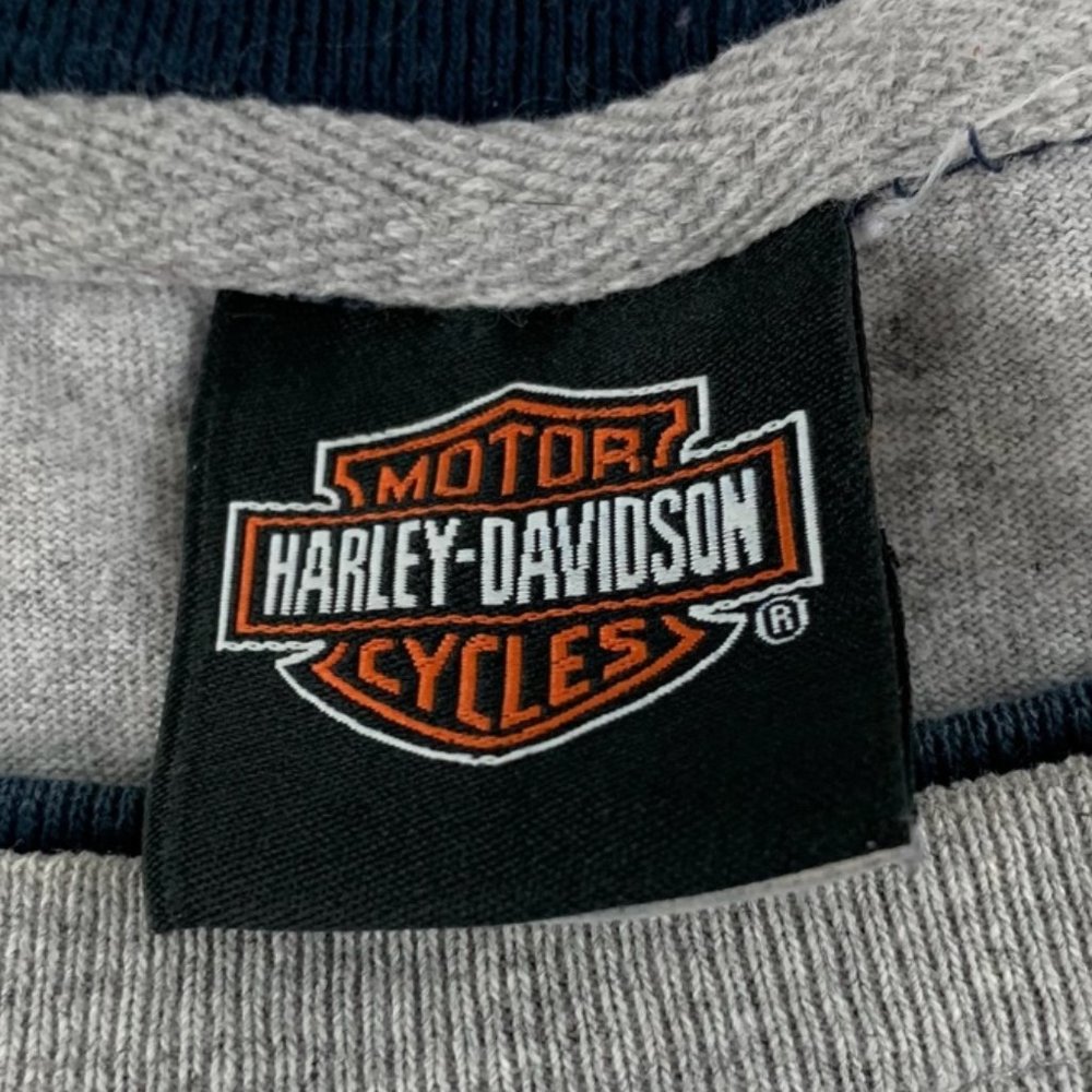 2010s Harley-Davidson Rome New York Dick's Motorcycle Faux Layered Overs… - Picture 8 of 16
